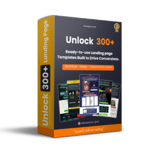 300+ Landing Page Templates kit